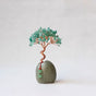 Tungling Jade Natural Crystal Wealth Tree - 12cm Feng Shui Decor, Elegant Office Desk Ornament V888-ELOSUNG28518