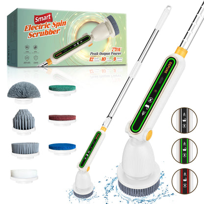 Home Luxury Style Powerful Torque Silent Extendable Smart-Sensing Electric Cleaning Brush V888-ELOSUNG28525