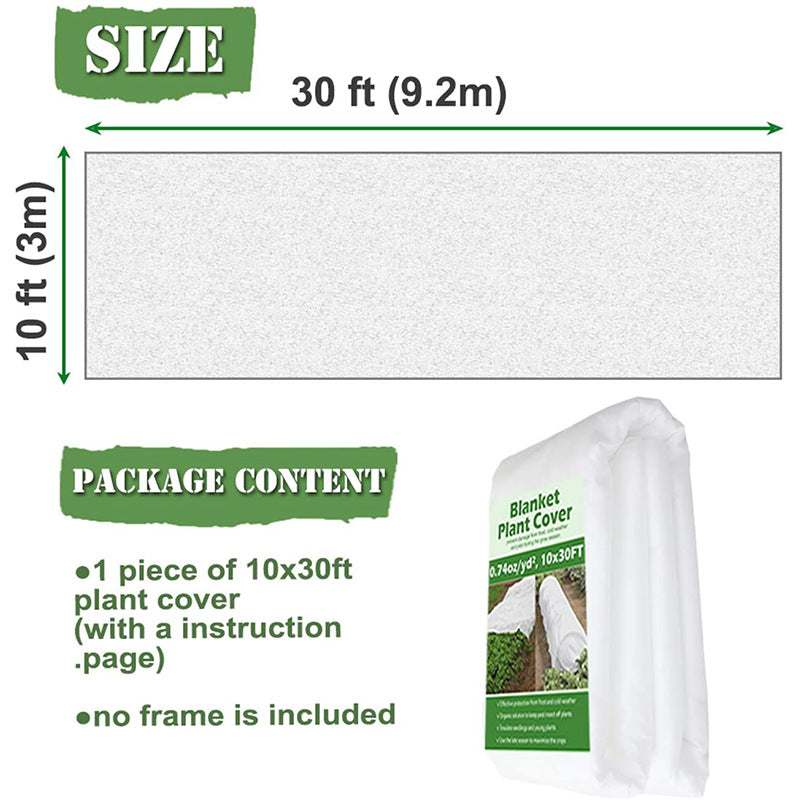 2-Piece Premium Nonwoven Plant Frost Cover - 3x9m V888-ELOSUNG28536