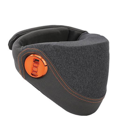 Remote Control Grey Multi-Mode Cervical Traction Neck Massager with Heat Therapy V888-ELOSUNG28539