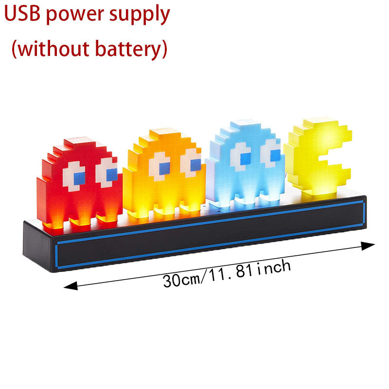 Cute Pac-Man Night Light Set with 3-Level Dimming V888-ELOSUNG28548