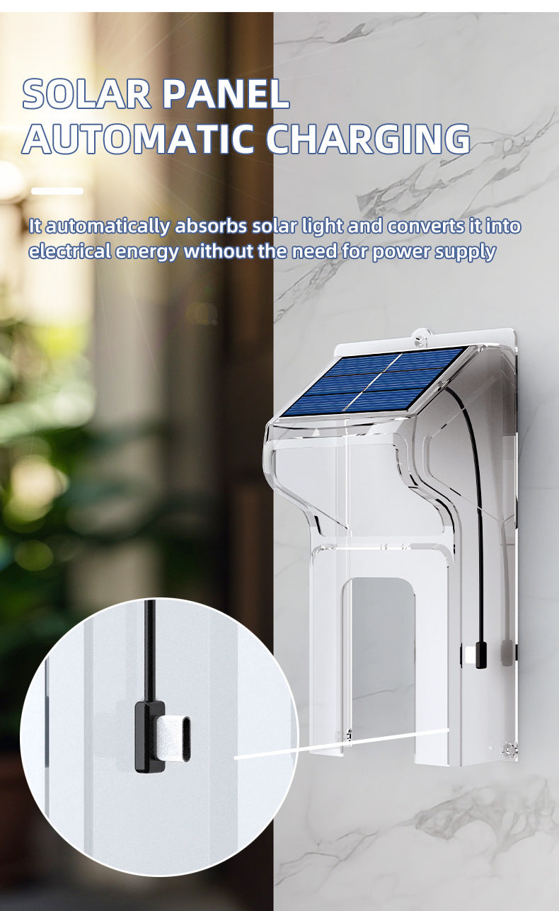 Transparent Rain Cover + Doorbell Combination HD Wireless Video Doorbell with Long-Lasting Battery V888-ELOSUNG28551