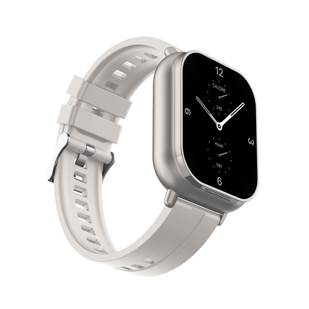 Silver 2-in-1 Bluetooth Smartwatch with Integrated Earbuds for Sports V888-ELOSUNG28582