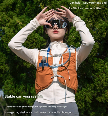 Green Hydration Backpack for Trail Running, Marathon, and Cycling V888-ELOSUNG28629