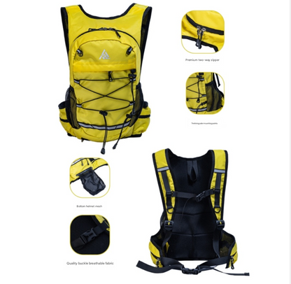 Black Lightweight Hydration Backpack for Trail Running, Cycling, and Marathons V888-ELOSUNG28637