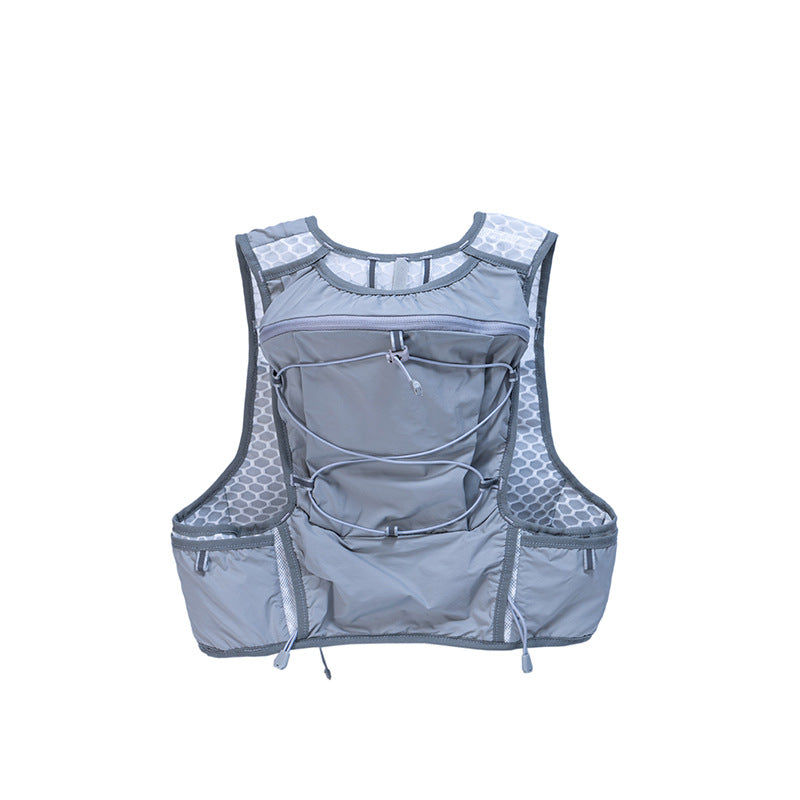 Grey Hydration Backpack for Trail Running, Marathon, and Cycling V888-ELOSUNG28654
