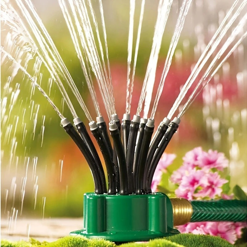 3-Piece 360-Degree Multi-Head Garden Sprinkler Set - Efficient Watering Solution V888-ELOSUNG28670