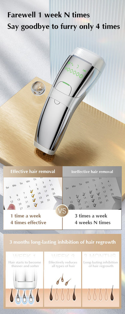 IPL Freezing Point Hair Removal Device with Sapphire Head - 120W V888-ELOSUNG28672
