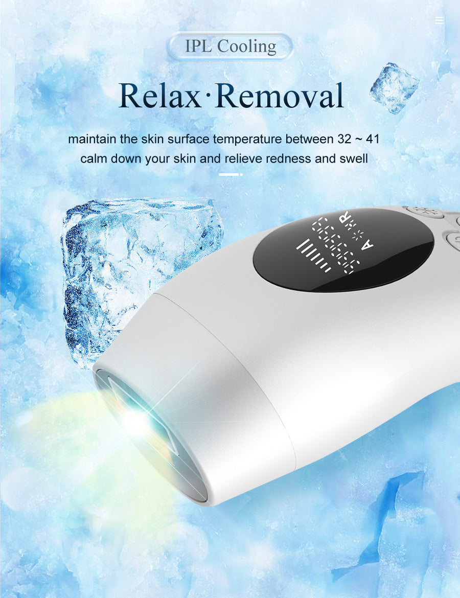 Grey Light Spot Beauty Hair Removal Device - Smooth Skin Solution V888-ELOSUNG28675