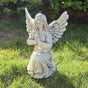 Nordic Style Resin Angel Garden Ornament - Serene Religious Decor V888-ELOSUNG28684