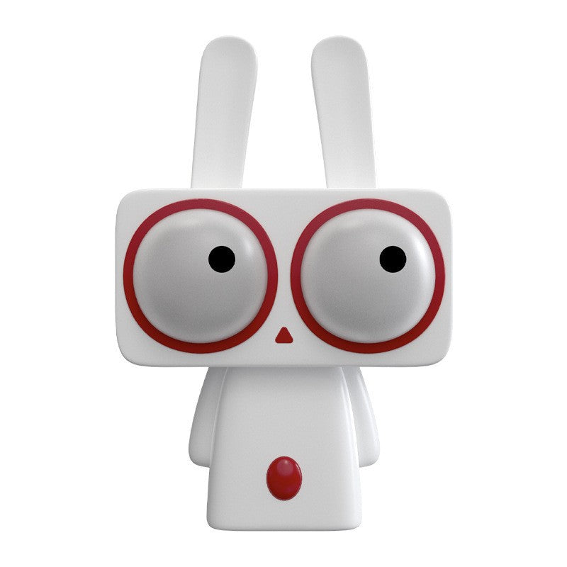 Round Eyes Cute Bobi Rabbit LED Night Light for Kids - USB Rechargeable V888-ELOSUNG28694