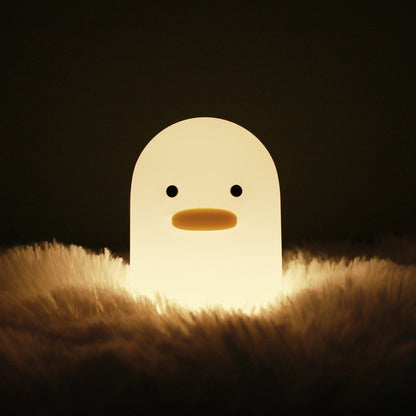 Ducky Silicone Tap-Tap LED Night Light - Rechargeable Sleep Companion V888-ELOSUNG28700