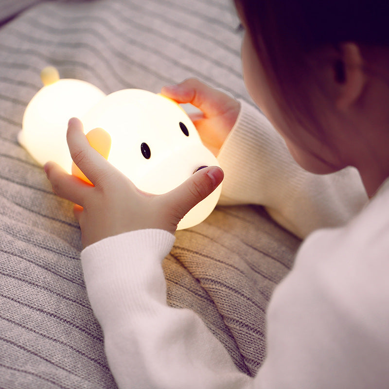 Dopey Dog Children's Silicone Night Light with Tap Control V888-ELOSUNG28705