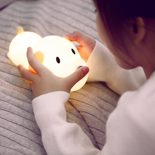 Dopey Dog Children's Silicone Night Light with Tap Control V888-ELOSUNG28705