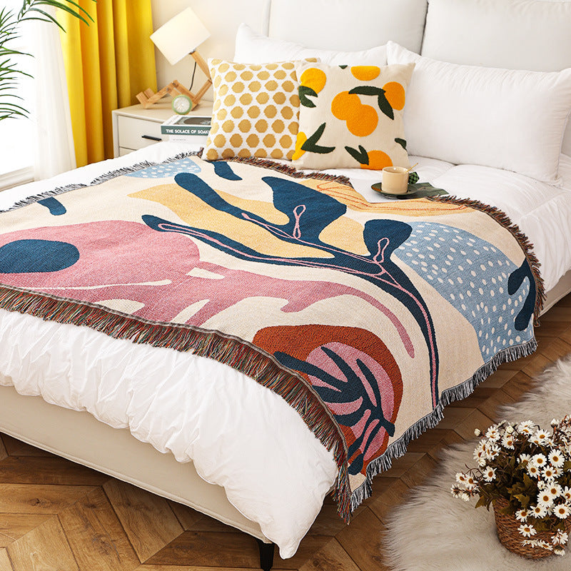 Alice INS-Style Illustrated Line Blanket - Multi-Use Design V888-ELOSUNG28715