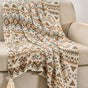 Beige-grey Bohemian Knitted Sofa Blanket, 130 x 170 cm, 900g, Ideal for Hotel and Nap Use V888-ELOSUNG28785