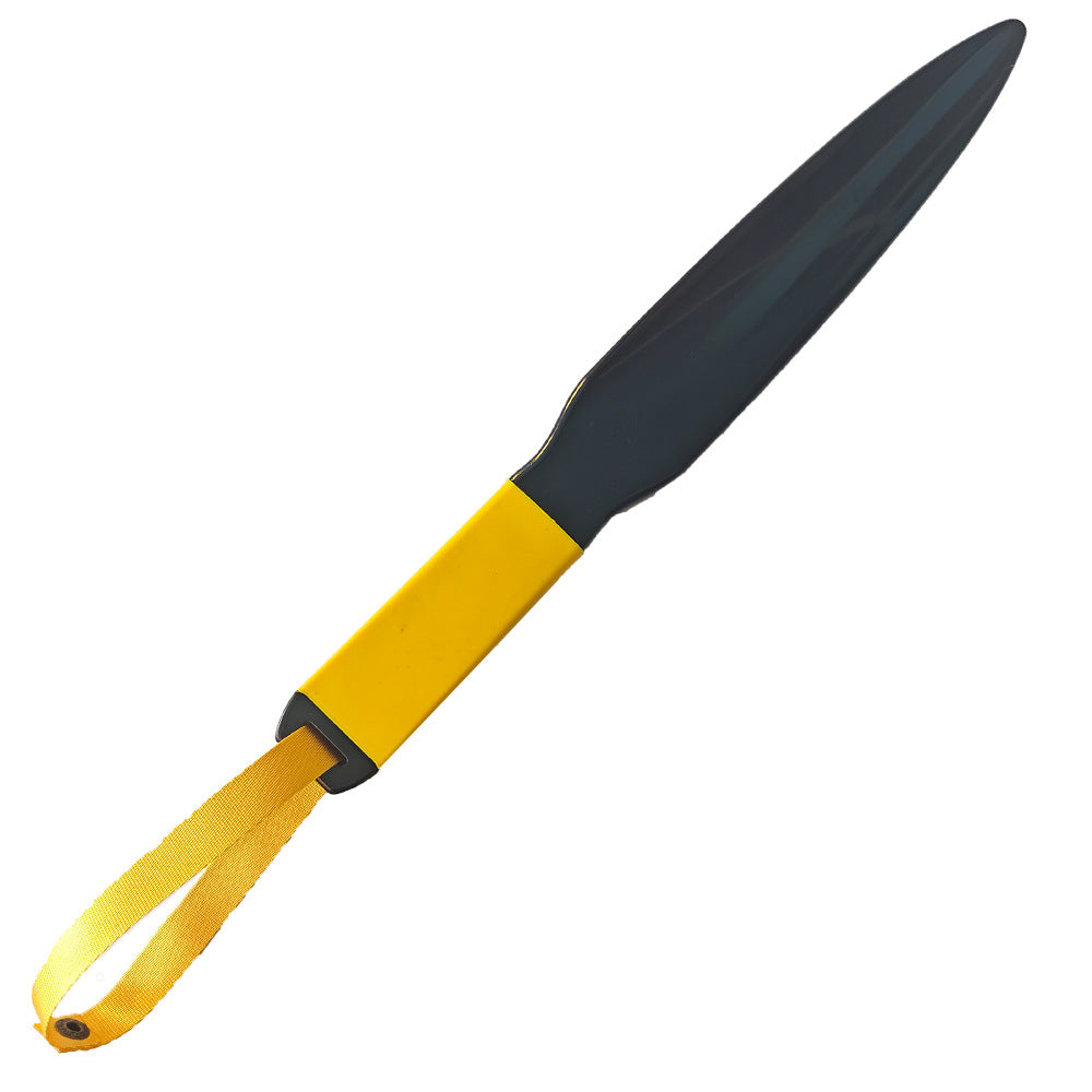 Yellow Handle + Yellow Lanyard Heavy-Duty Dog Training Pry Stick for Large Breeds, 35 cm V888-ELOSUNG28805