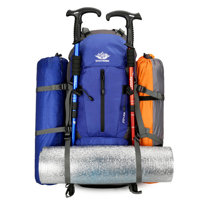 Green Nylon Hiking Backpack - Multifunctional Outdoor Sports Bag V888-ELOSUNG28867