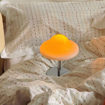25cm Heart Egg Tart Table Lamp with Adjustable Color and Brightness V888-ELOSUNG28870