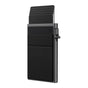 Ultra-Slim Pop-Up Card Holder Wallet with RFID Blocking(Black + Black Card Holder) V888-ELOSUNG29033