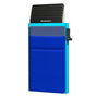 Ultra-Slim Pop-Up Card Holder Wallet with RFID Blocking(Blue + Blue Card Holder) V888-ELOSUNG29036