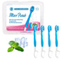 4-in-1 Disposable Travel Toothbrush with Flavor Burst Bead(Mint flavor) V888-ELOSUNG29048