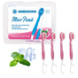 4-in-1 Disposable Travel Toothbrush with Flavor Burst Bead(Peach flavor) V888-ELOSUNG29050