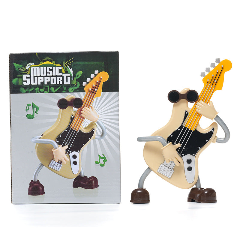 Dancing Musical Instrument Figurines - Wind-Up Guitar & Cello Toys with Moving Parts(Violin) V888-ELOSUNG29063