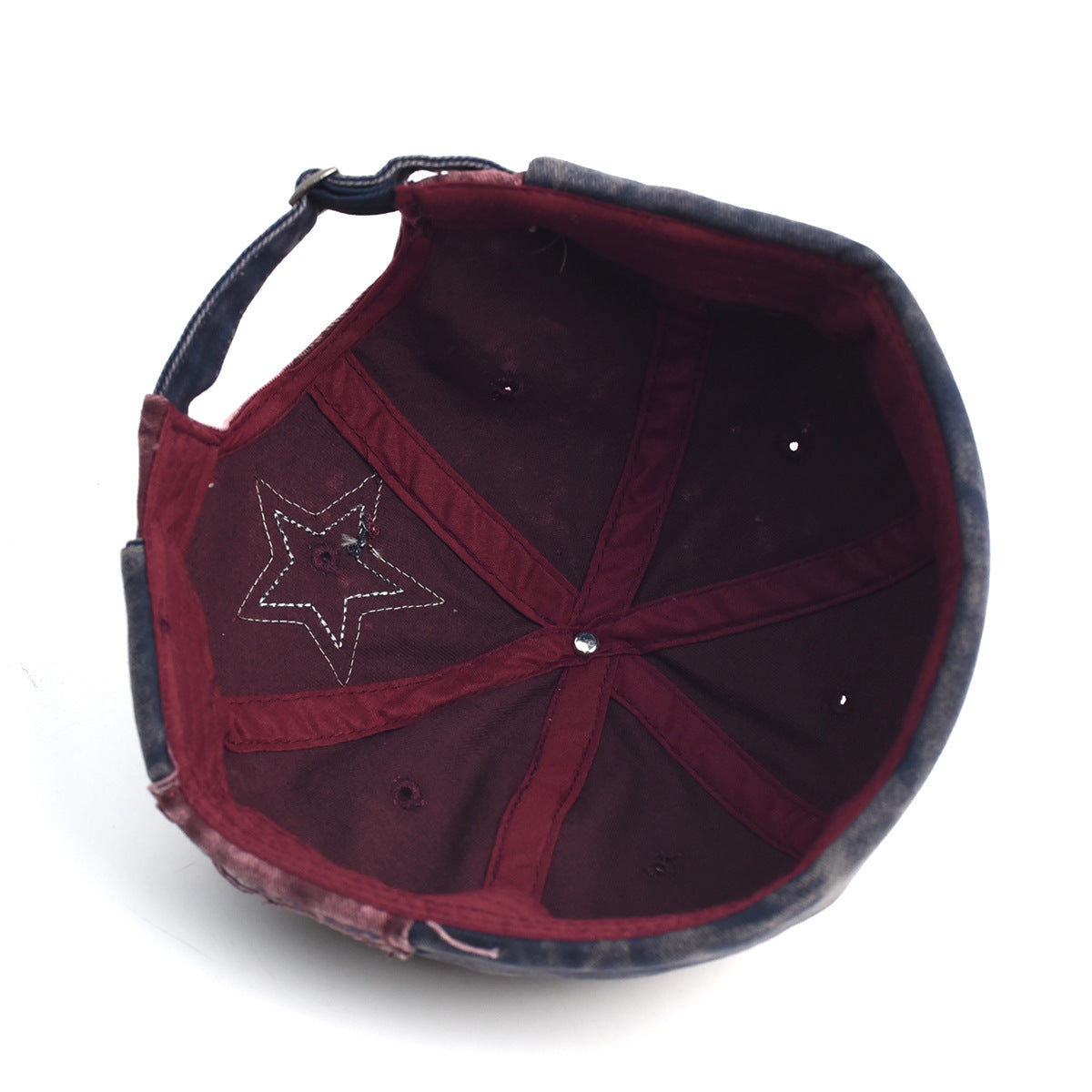 Vintage Washed Cotton Docker Cap - Unisex Brimless Beanie Hat with Star Patch(Coffee) V888-ELOSUNG29069