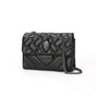 Elegant Quilted Leather Chain Bag with Bird Head Clasp(Black) V888-ELOSUNG29070