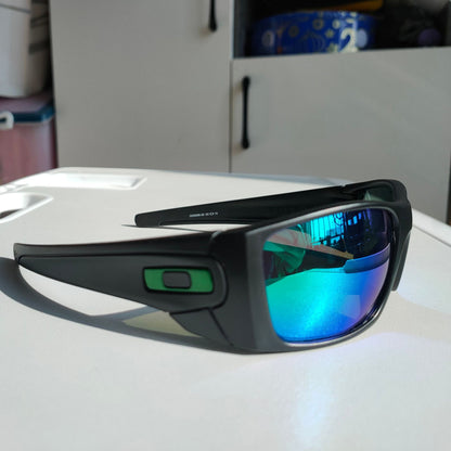 Sport Polarized Sunglasses with UV400 Protection - Multi-Layer Lens Technology(Black frame green film) V888-ELOSUNG29090