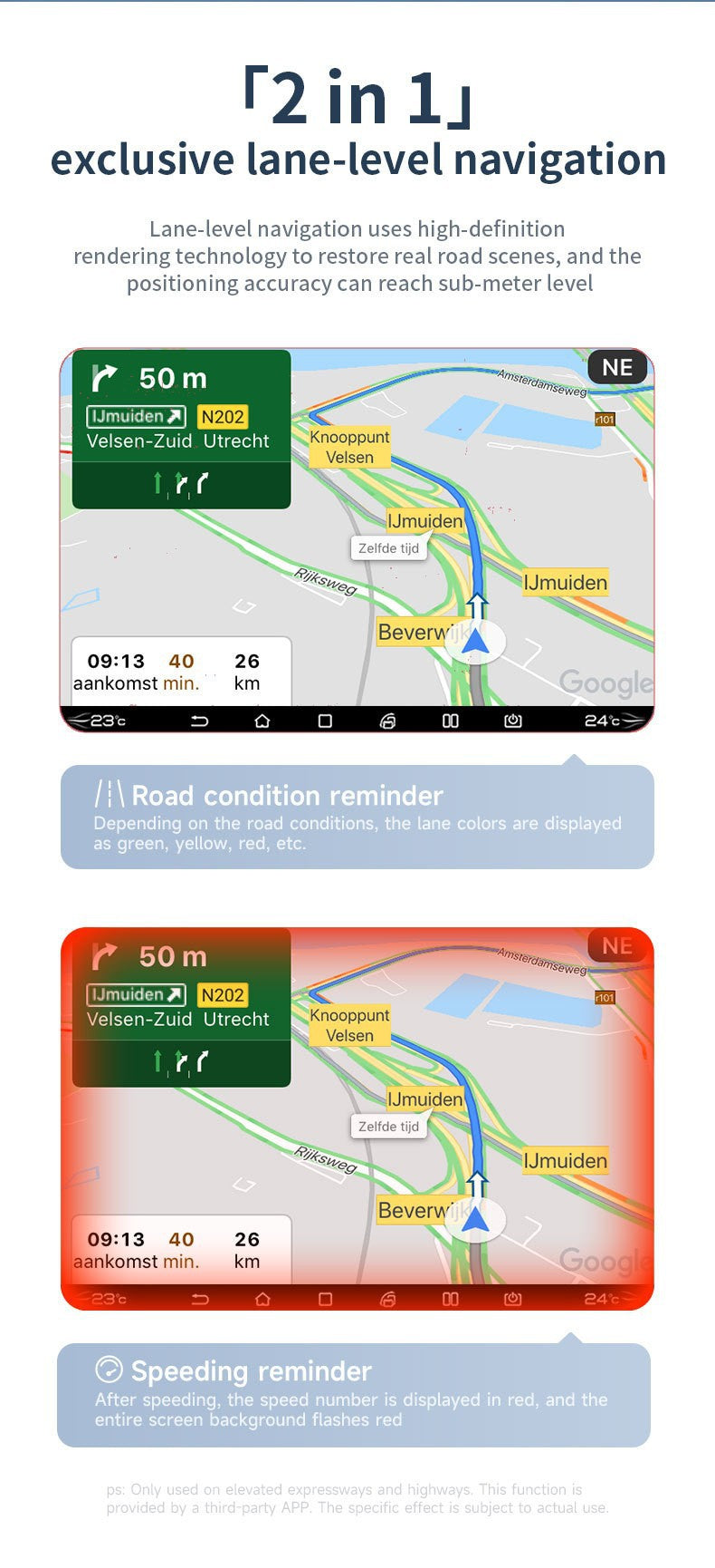2-in-1 Wireless CarPlay & Android Auto Adapter - Plug & Play Dongle for Cars(Applicable to iPhone-Black) V888-ELOSUNG29128