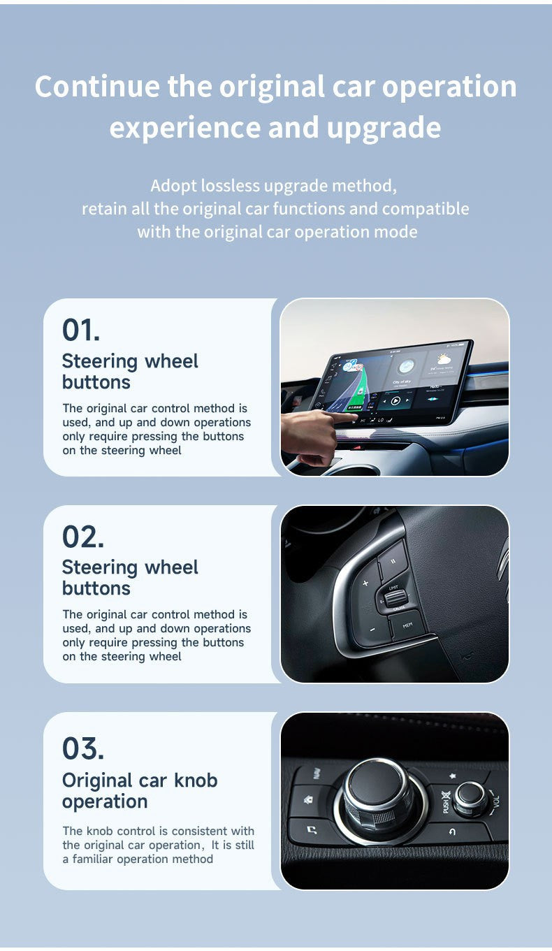 2-in-1 Wireless CarPlay & Android Auto Adapter - Plug & Play Dongle for Cars(Applicable to iPhone-White) V888-ELOSUNG29129