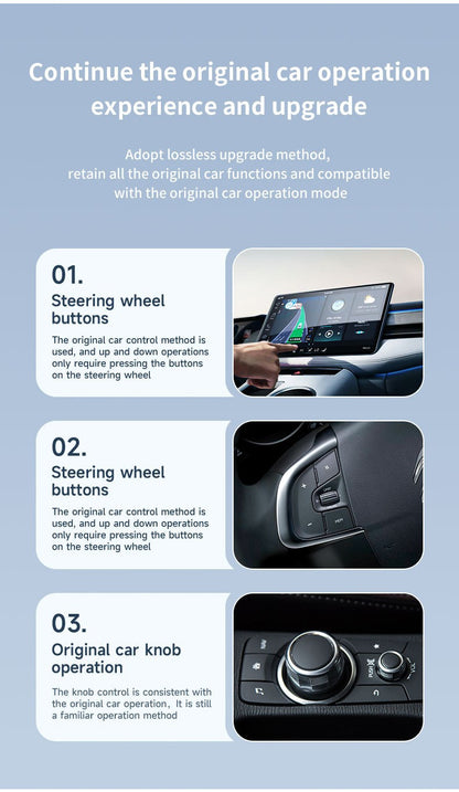 2-in-1 Wireless CarPlay & Android Auto Adapter - Plug & Play Dongle for Cars(Applicable to iPhone-White) V888-ELOSUNG29129