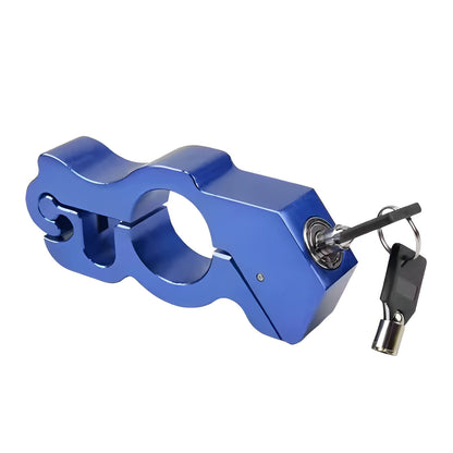 Motorcycle & Scooter Handlebar Grip Lock - Anti-Theft Brake Lever Lock(Blue) V888-ELOSUNG29134