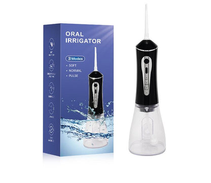 CharmHome Portable Oral Irrigator - 3 Modes, 140 PSI, IPX7 Waterproof(black) V888-ELOSUNG29145