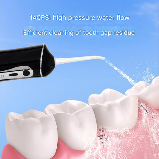 CharmHome Portable Oral Irrigator - 3 Modes, 140 PSI, IPX7 Waterproof(black) V888-ELOSUNG29145