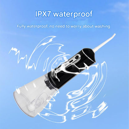 CharmHome Portable Oral Irrigator - 3 Modes, 140 PSI, IPX7 Waterproof(black) V888-ELOSUNG29145