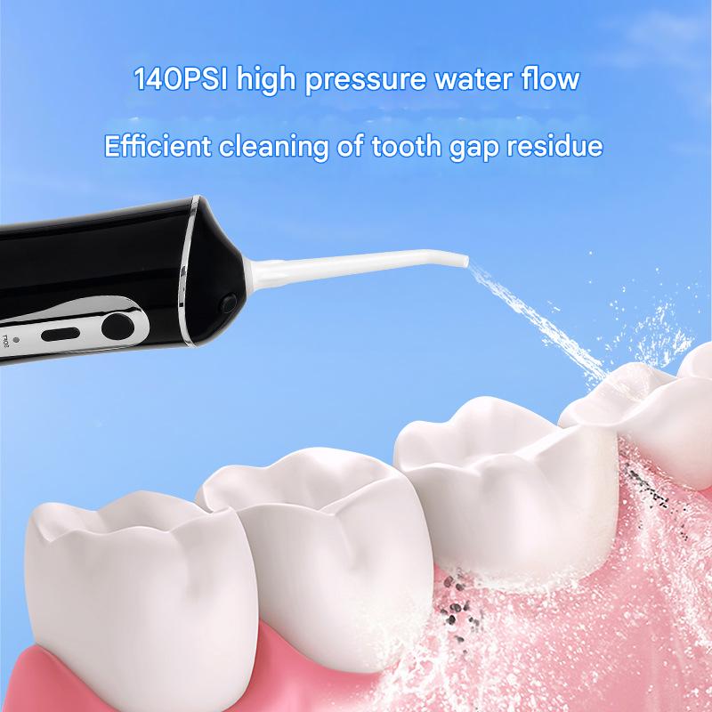 CharmHome Portable Oral Irrigator - 3 Modes, 140 PSI, IPX7 Waterproof(White) V888-ELOSUNG29146