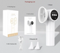Automatic Electric Ear Wax Removal & Irrigation System - 5 Modes, USB-C, Hot Air Drying(white) V888-ELOSUNG29154