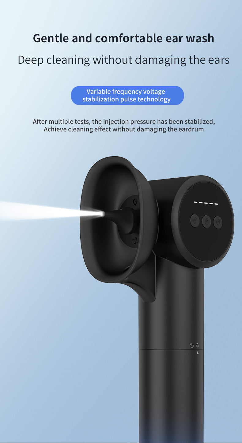 Automatic Electric Ear Wax Removal & Irrigation System - 5 Modes, USB-C, Hot Air Drying(white) V888-ELOSUNG29154