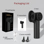 Automatic Electric Ear Wax Removal & Irrigation System - 5 Modes, USB-C, Hot Air Drying(black) V888-ELOSUNG29155