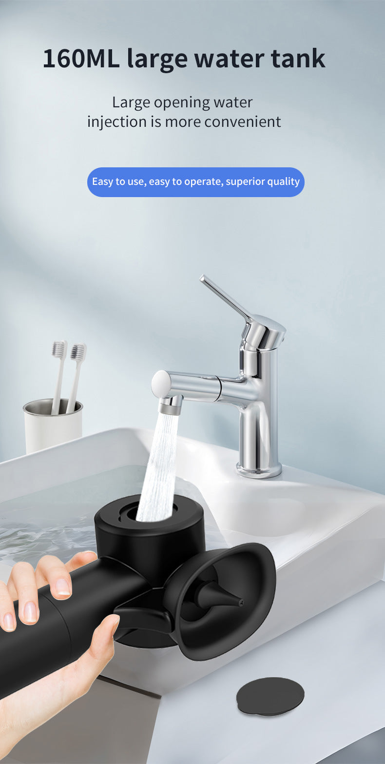Automatic Electric Ear Wax Removal & Irrigation System - 5 Modes, USB-C, Hot Air Drying(black) V888-ELOSUNG29155