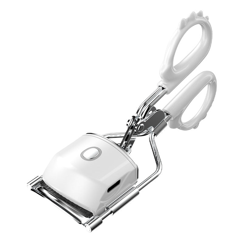 Heated Eyelash Curler with 2 Temperature Controls, Long-Lasting Curl(white) V888-ELOSUNG29182