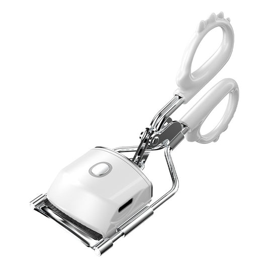 Heated Eyelash Curler with 2 Temperature Controls, Long-Lasting Curl(white) V888-ELOSUNG29182