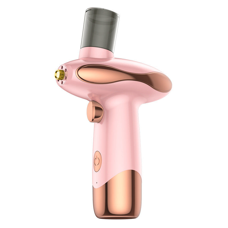 Portable Nano Facial Steamer & Oxygen Sprayer with Red/Blue Light Therapy(pink) V888-ELOSUNG29209