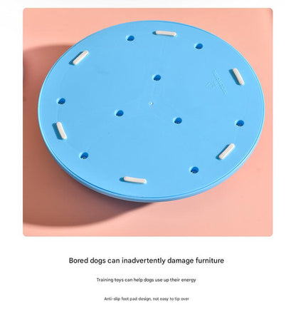 Interactive Dog Puzzle Feeder Toy - IQ Training & Slow Feeder with Anti-Skid Base(red) V888-ELOSUNG29212