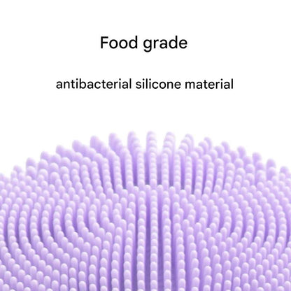 Silicone Facial Cleansing Brush - 6-Speed Vibration, Food-Grade Antibacterial Material with Warming V888-ELOSUNG29225