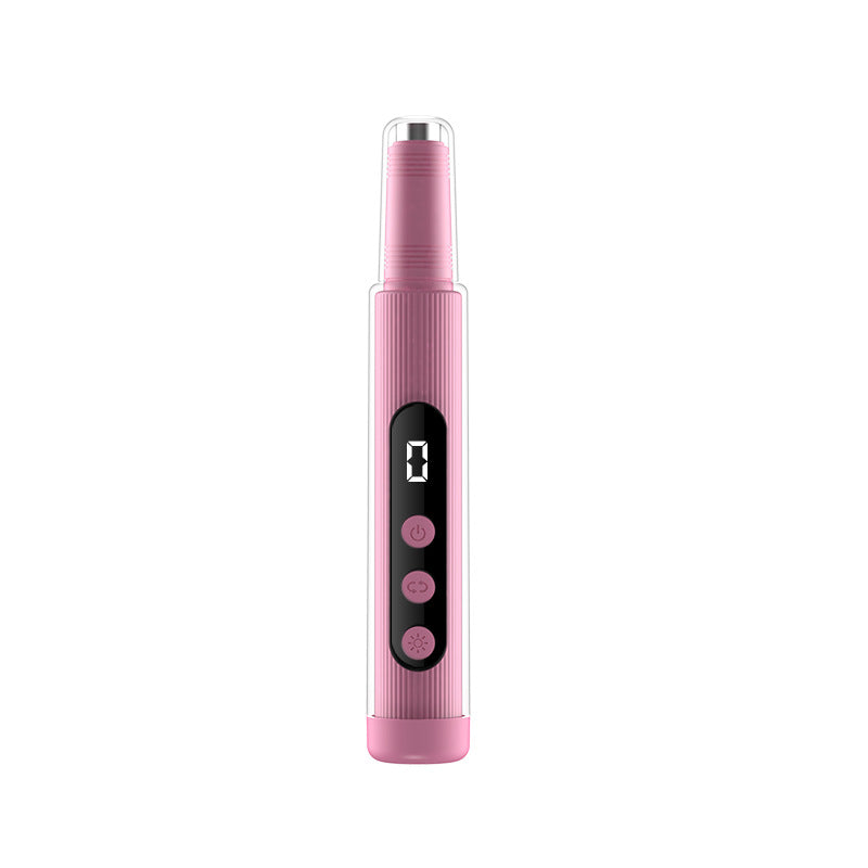 Portable Cordless Electric Nail Drill Kit with UV Lamp - 0-20000RPM, LED Display, 12 Bits(Pink) V888-ELOSUNG29249