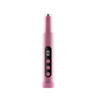 Portable Cordless Electric Nail Drill Kit with UV Lamp - 0-20000RPM, LED Display, 12 Bits(Pink) V888-ELOSUNG29249